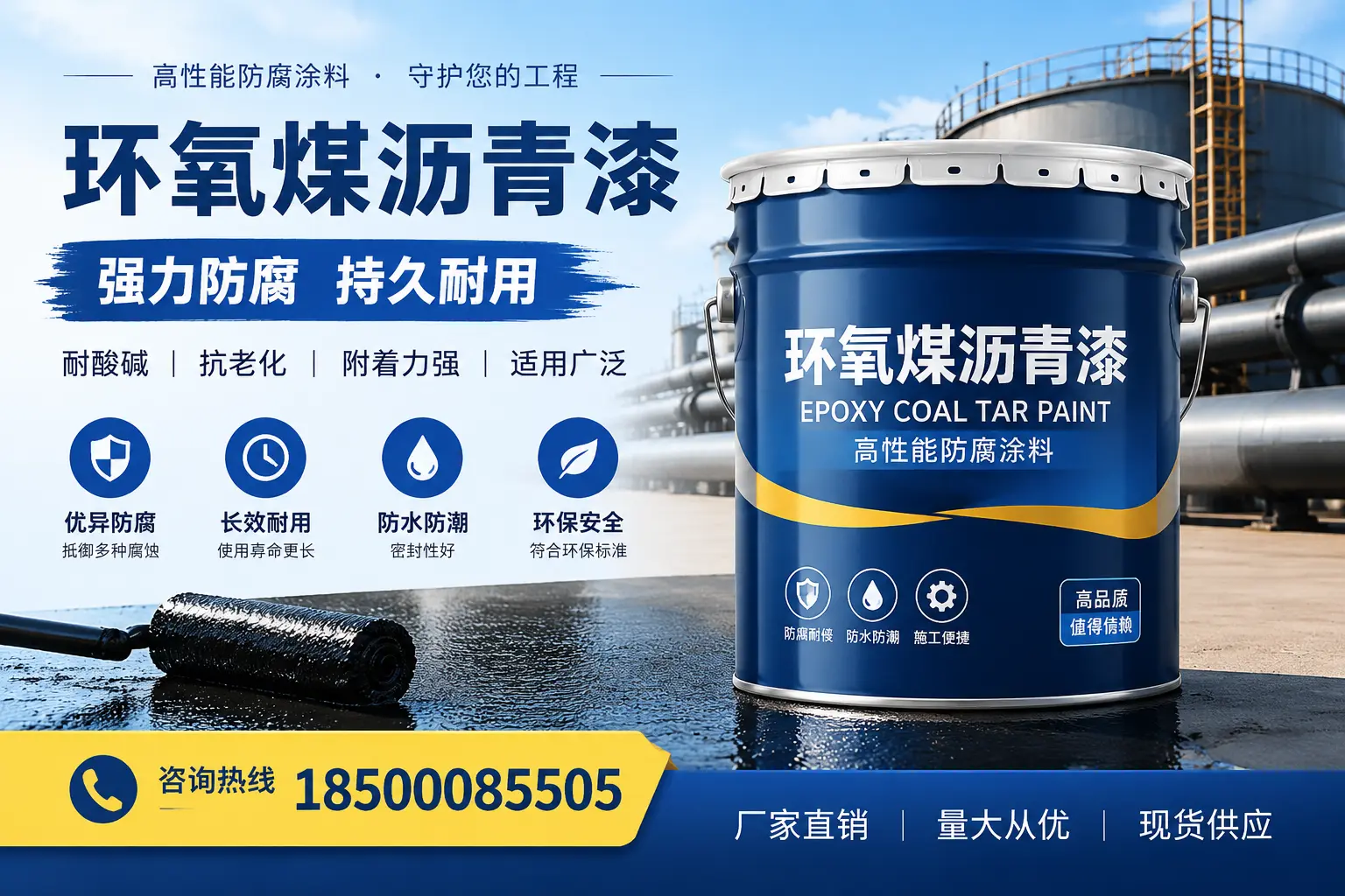 环氧煤沥青漆在防腐领域的重要性,六安行业动态